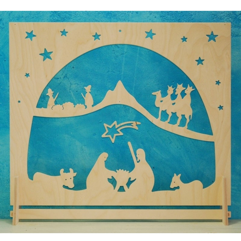 large nativity silhouette The Small Folk