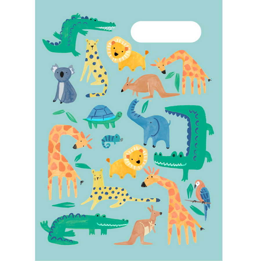 a4 school book cover; safari puzzle