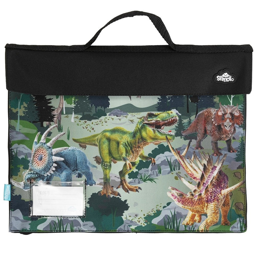 library/book bag; dinosaur discovery