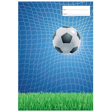 a4 school book cover; soccer