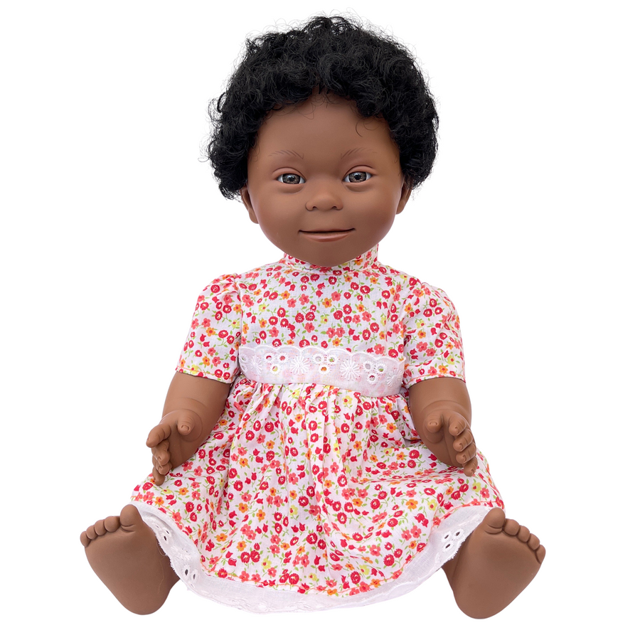 african girl with down syndrome features - 38cm