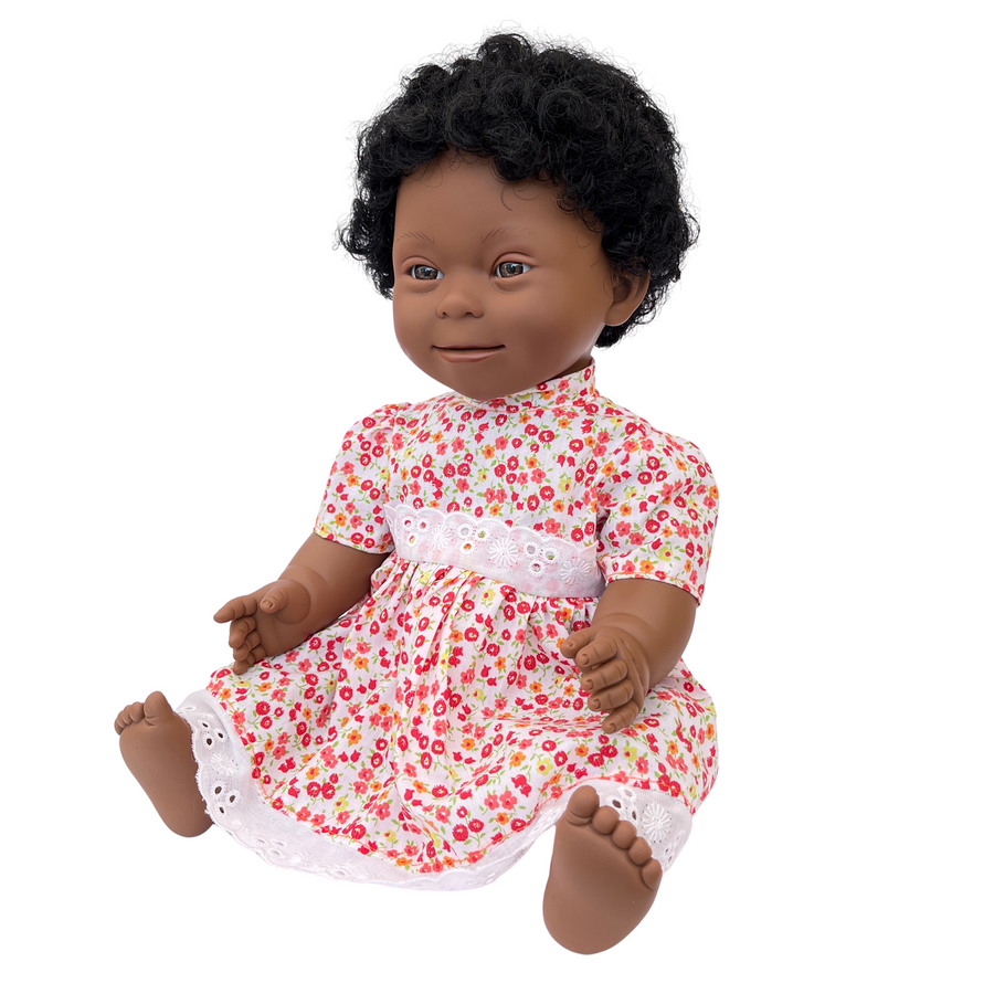 african girl with down syndrome features - 38cm