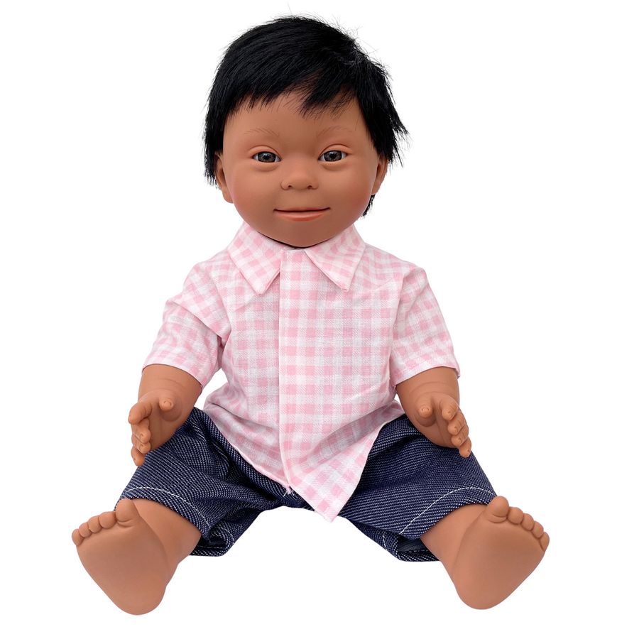 hispanic boy with down syndrome features - 38cm