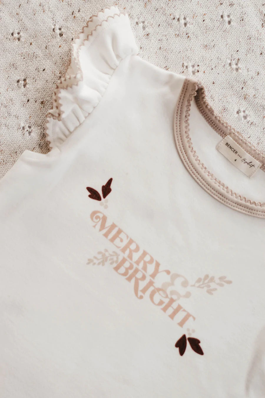 'merry & bright' bodysuit
