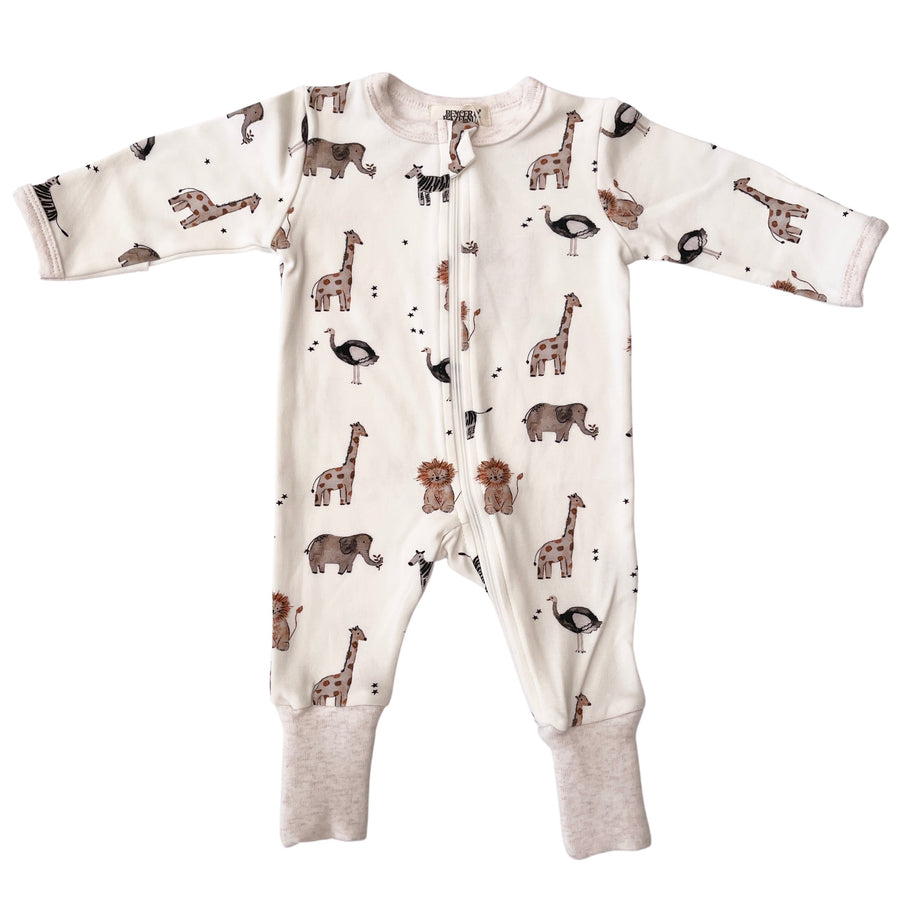 african animals romper