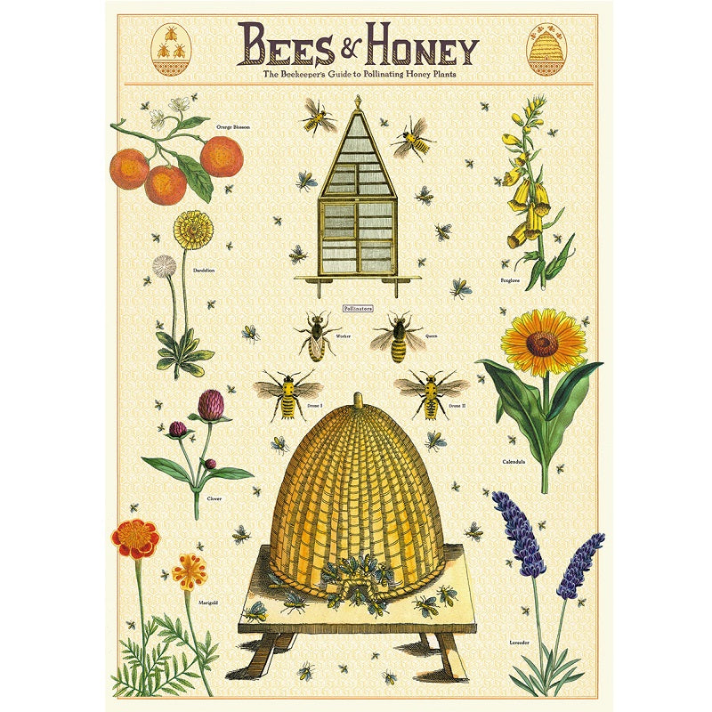 vintage-style poster - beehive
