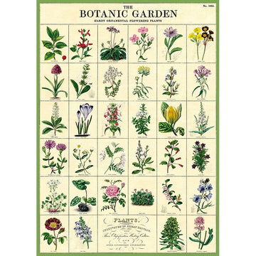 vintage-style poster - botanic garden