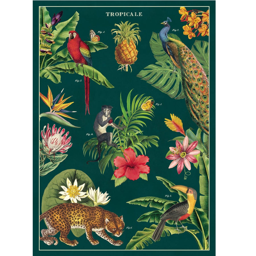 vintage-style poster - tropicale