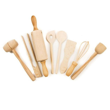 wooden utensil set