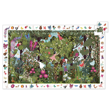 garden play time observation puzzle - 100 piece