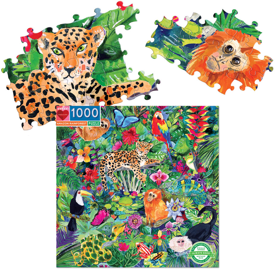 amazon rainforest puzzle - 1000 piece