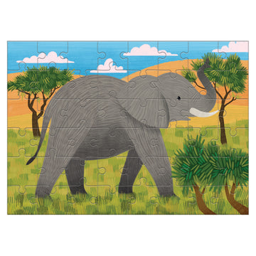 elephant mini puzzle - 48 piece