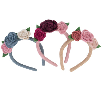 floral headband; various colours