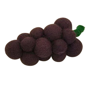 grapes; purple