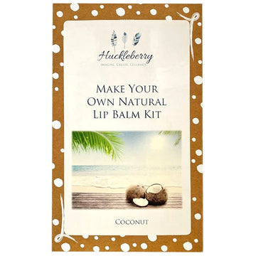 make your own natural lip balm kit - coconut