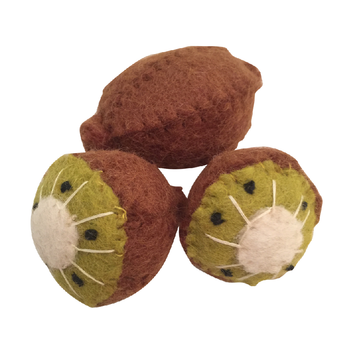 kiwi fruit - set of 3