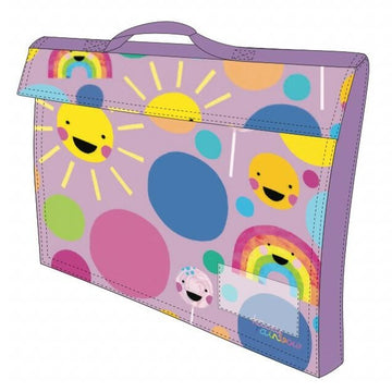 library/book bag; sunshine & lollipops