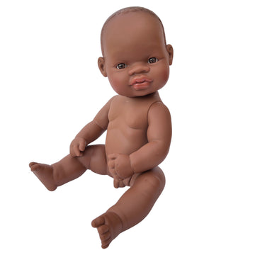 african baby boy - 32cm
