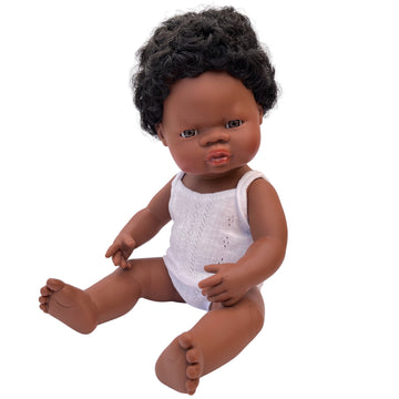 african boy doll - 38cm