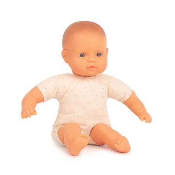 caucasian soft-bodied doll - 32cm