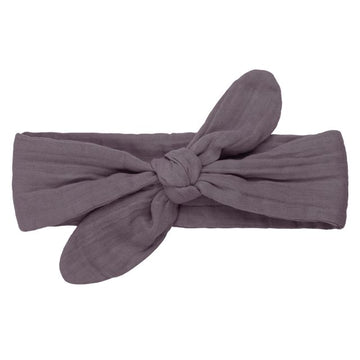 romy bow headband - dusty lilac