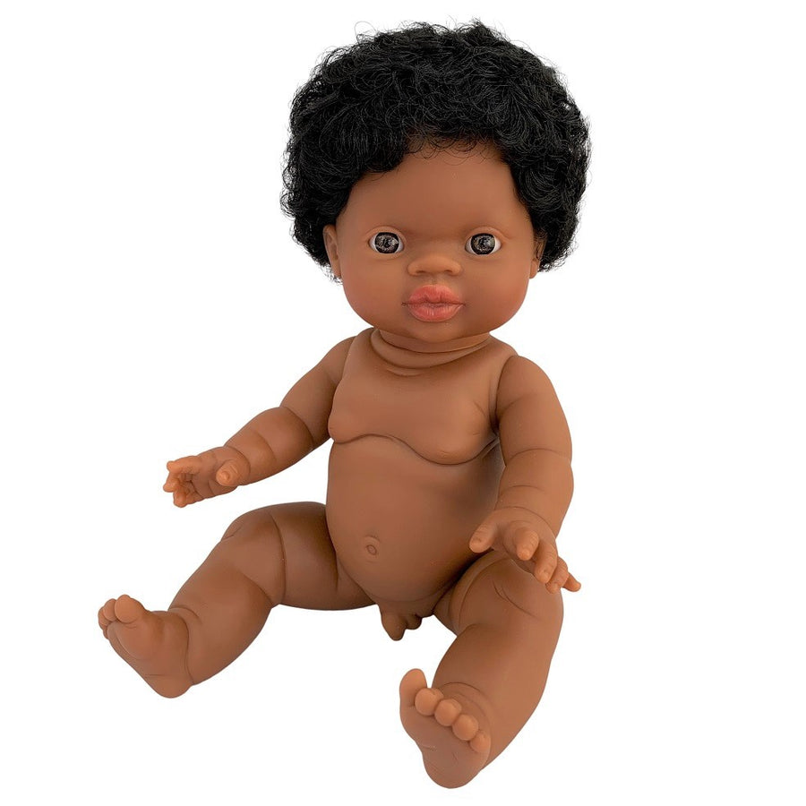 african baby boy - aren - 34cm