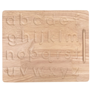 lower case alphabet tracing board