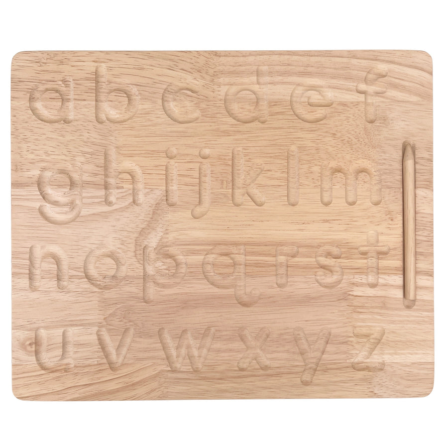lower case alphabet tracing board