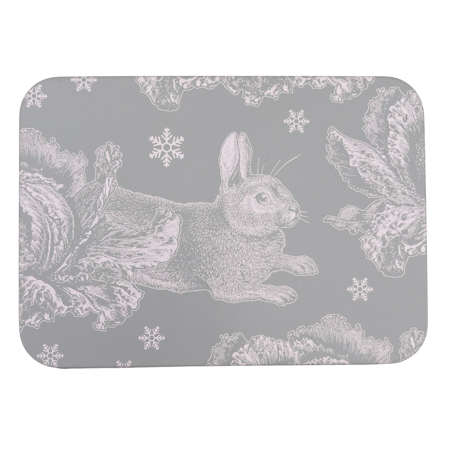 rabbit easter tin