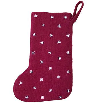 christmas stocking - red