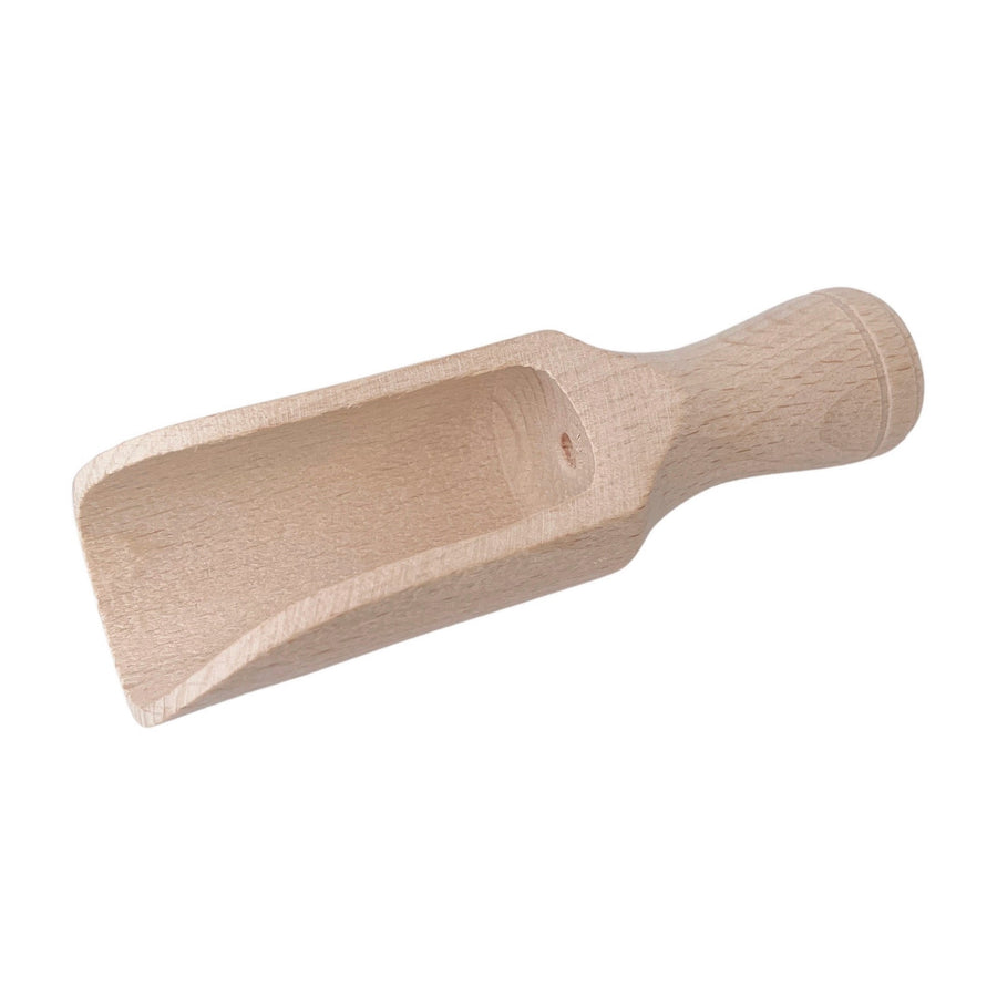 small wooden scoop - 10cm
