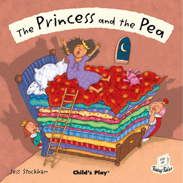 the princess and the pea; flip up fairy tales