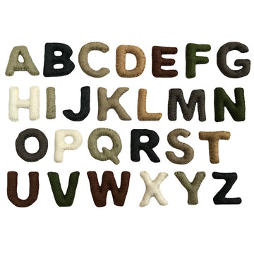 felt alphabet - upper case