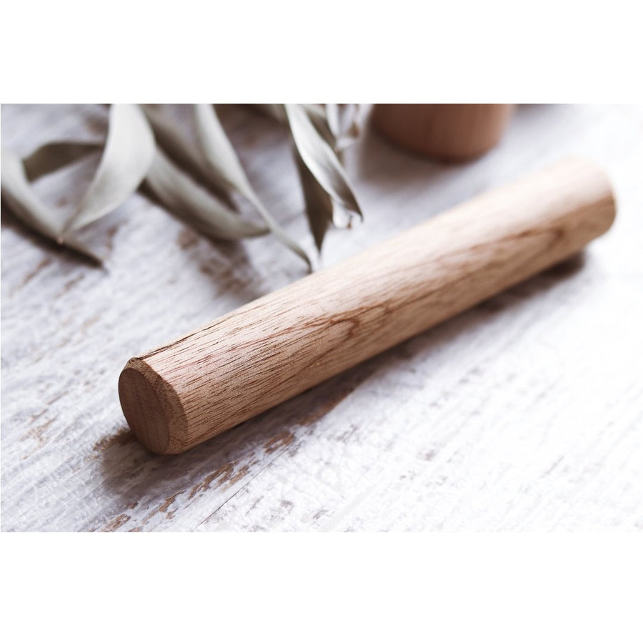wooden dough roller